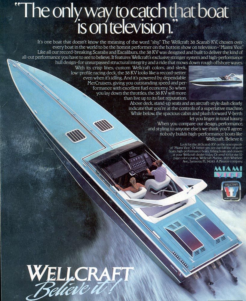 Wellcraft Miami Vice Ad
